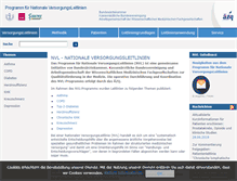 Tablet Screenshot of leitlinien.de